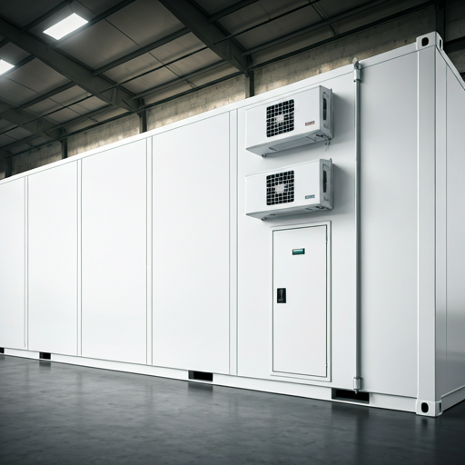 Conteneur frigorifique reefer avec groupe froid